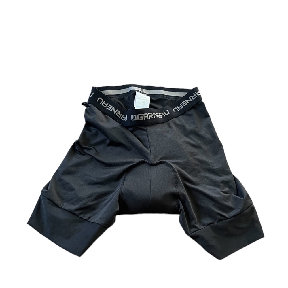 Garneau Womens Black Biking Cycling Shorts Padded Pull On Size Small